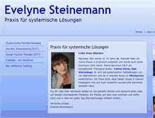 Tablet Screenshot of evelynesteinemann.ch